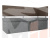 Кухонный прямой диван Стоун с углом (Серый\коричневый)