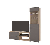 Гостиная Анталия-1 (сонома/графит софт)