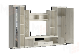 Гостиная Атлантида-2Б (дуб крафт белый)