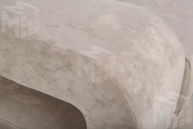 Диван угловой Марго Бежевый Левый Велюр