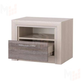 Тумба прикроватная Октава (дуб клабхаус серый)