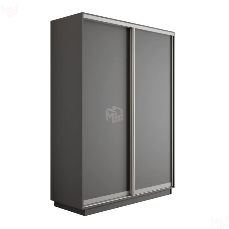 Шкаф-купе Оптим 2-х дверный 160 см. 1 штанга, 6 полок