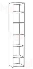 Шкаф комбинированный Амели 08.49