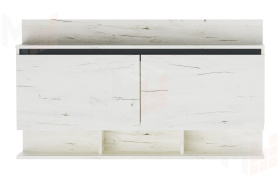 Антресоль  ГРЕТТА 1200  Дуб Крафт белый-Антрацит