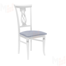 Стул Leset Юта (Белый патина серебро/Атина серебро)