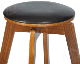 Табурет барный TOM'77 (цвет черный глянец PU ABD 002)