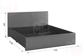 Кровать 1.6 Сандра 2 с основанием
