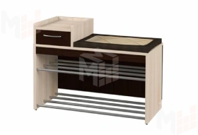 Тумба Ольга 5 Ясень Шимо Светлый/Венге