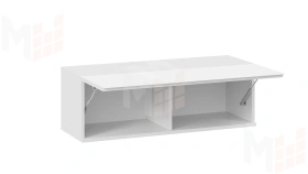 Шкаф навесной Глосс - ТД 319.03.26 Белый глянец, Стекло Белый глянец