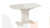 Стол обеденный Портофино - СМ(ТД)-105.02.11(1) Бежевое, Стекло бежевое матовое LUX
