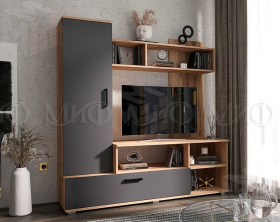 Гостиная Мини (дуб крафт/графит)