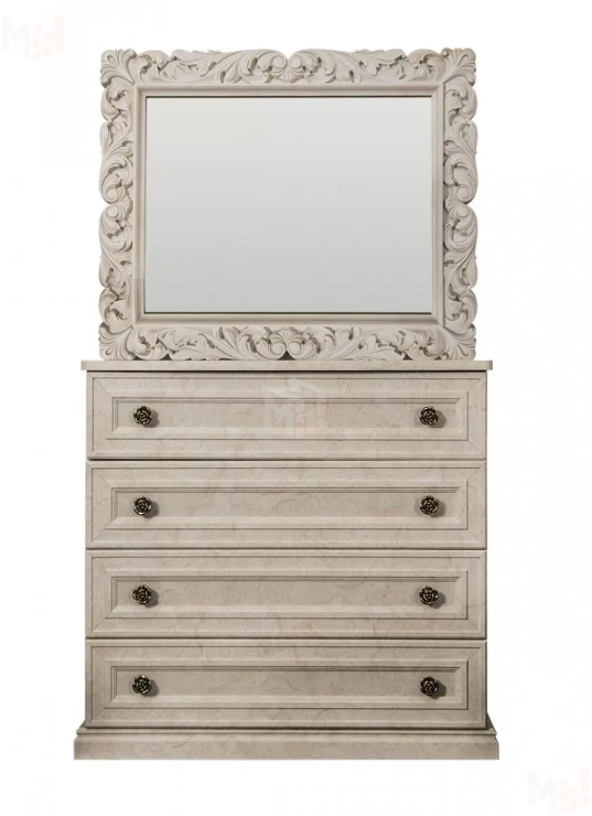 Комод Афина 4 ящика крем корень