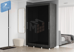 Шкаф-купе Комфорт-12 Прайм 1,5 Black Edition