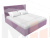 Интерьерная кровать Кариба 200 (Сиреневый)