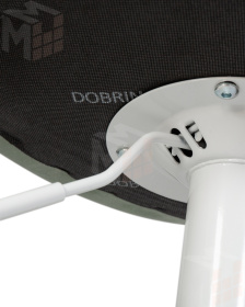 Стул барный DOBRIN TAILOR WHITE (пудрово-мятный велюр (MJ9-87))