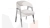 Кресло Техас 1 - W-101 Графит, тк. №220 Шенилл Estetica vanilla