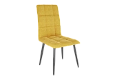 Стул Турин 2 горчица (велюр)/черный