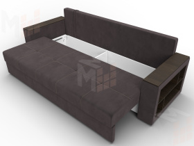 Диван прямой Дубай Лайт ( SEVEN 727 коричневый )