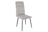 Стул Турин 2 пепельный(велюр)/черный