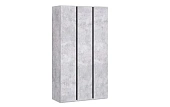 Шкаф 3-х створчатый Дэли 3 Цемент Светлый