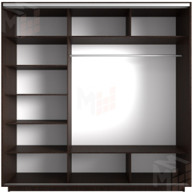 Шкаф-купе Элемент трио 2100 Венге