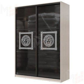 Шкаф-купе Премиум (стекло лакобель с печатью) 2,0 м (вариант 1)