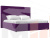 Интерьерная кровать Аура 160 (Фиолетовый)
