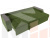 Угловой диван Эмир БС правый угол (Зеленый)