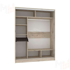 Шкаф-купе Strike 1600 Зеркало Гаскон пайн