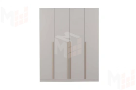 Шкаф 4-х створчатый Николь 24 Кашемир/Сатин