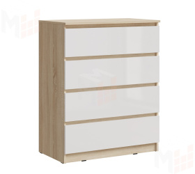 Комод Челси 800 сонома/белый