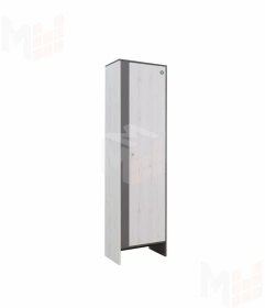 Шкаф Гретта-Эльза 3  Дуб Эльза/Темно-Серый Лофт