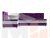 Кухонный угловой диван Милан левый угол (Фиолетовый\Белый)