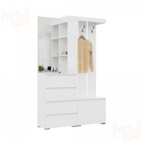 Прихожая Хелен Белая шагрень