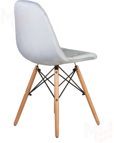 Стул обеденный DOBRIN BENNET (ножки светлый бук, пудрово-голубой велюр (HLR-15))