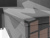 Кухонный угловой диван Уют левый угол (Серый)