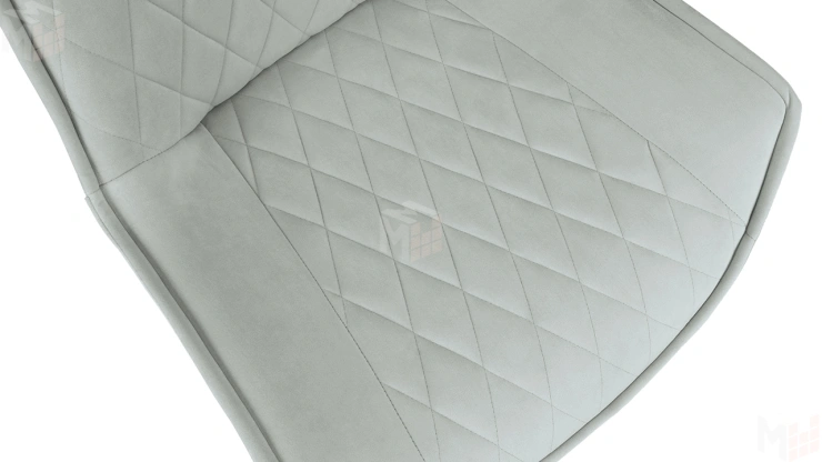 Стул Фэнди К2 Черный муар, Велюр Confetti Silver