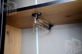 Шкаф-купе с зеркалом Ольга-Лофт 10 Дуб Крафт Золотой/Темно-Серый