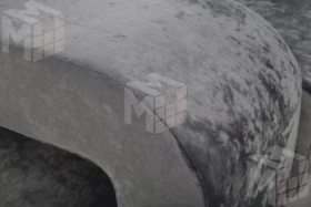 Диван угловой Марго Серый Левый Велюр