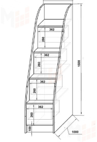 Детская мебель Фанки Кидз Классика, комната №2