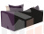 Детский прямой диван Дориан (Фиолетовый\Бежевый)