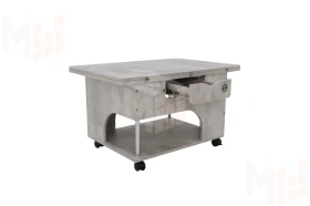 Стол-трансформер Стэп Цемент Светлый