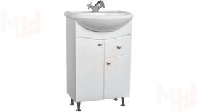 Тумба с раковиной Волна В1 60 см с верхним ящиком