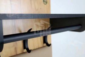 Вешалка настенная  Ольга-Лофт 6.1 Дуб Крафт Золотой/Темно-Серый