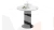 Стол обеденный Айрис Тип 1 Черный муар, Стекло глянцевое белый мрамор
