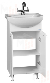 Тумба под умывальник "Дора 45 Классик" без ящика Айсберг