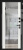 Входная металлическая дверь Лайнер-3 Total Black/Nordic Oak