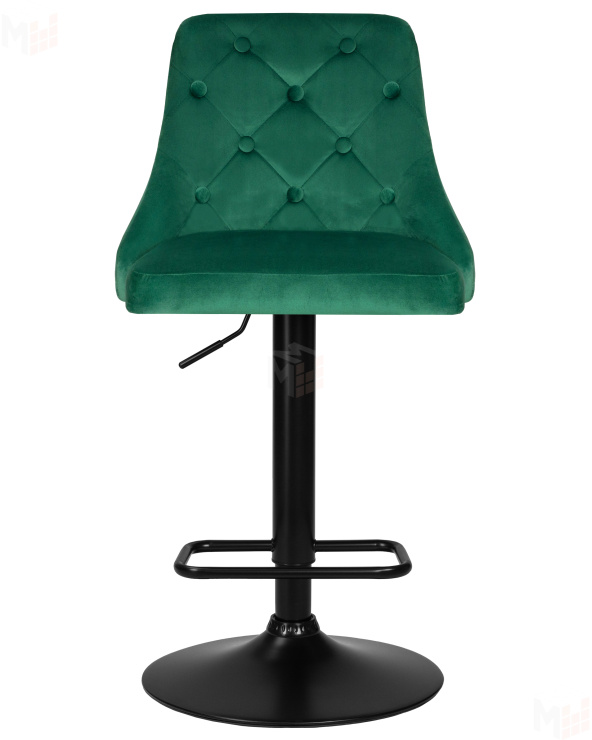 Стул барный DOBRIN JOSEPH BLACK (зеленый велюр (MJ9-88))