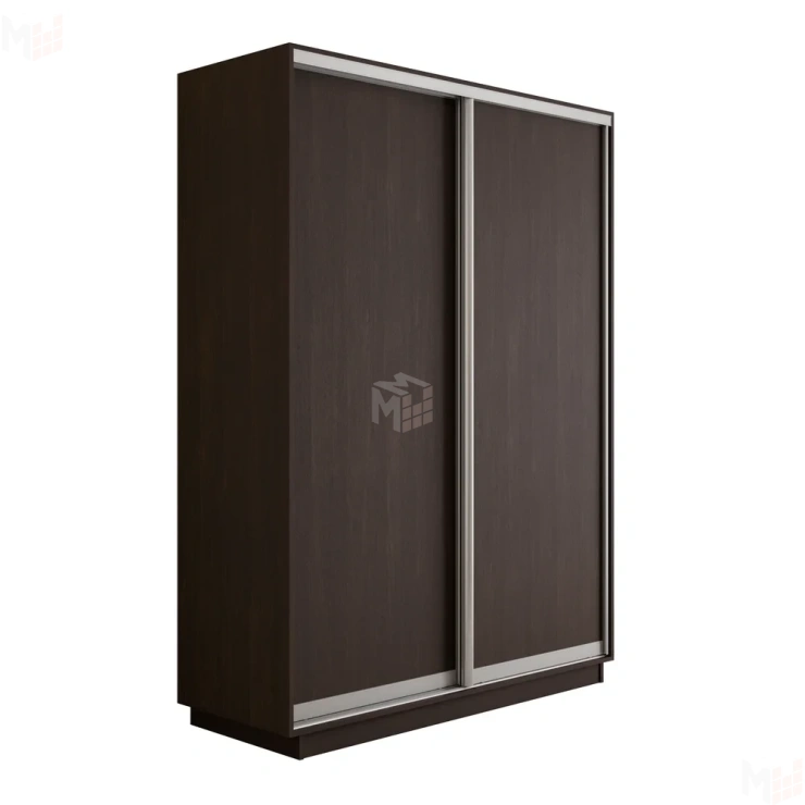 Шкаф-купе Оптим 2-х дверный 140 см. 1 штанга, 6 полок