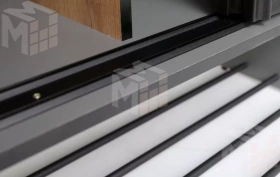 Шкаф-купе Ольга-Лофт 10.1 Дуб Крафт Золотой/Темно-Серый